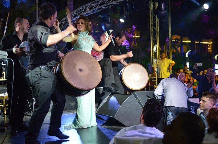 Najwa Karam at Larc Resort 